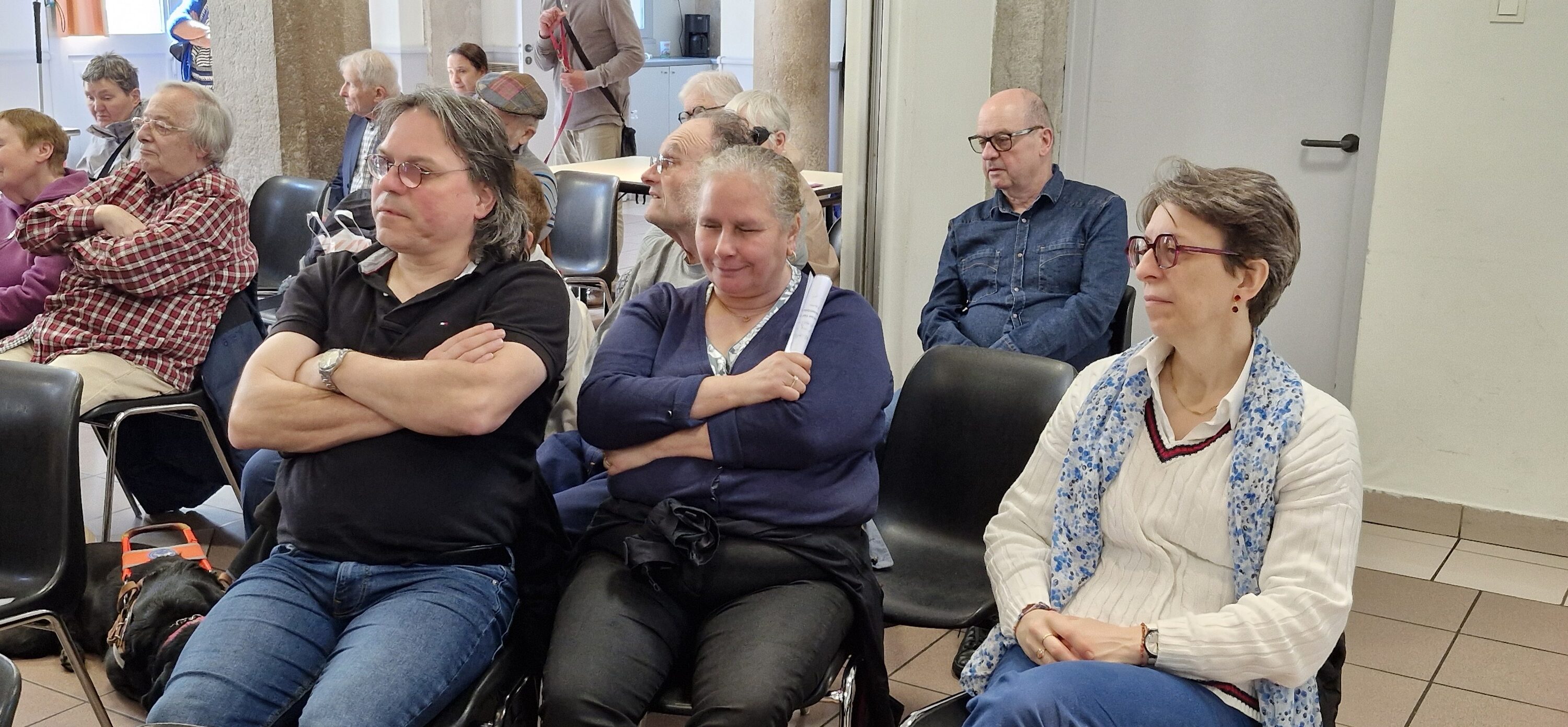 Adhérents et adhérentes assistant à l'A.G